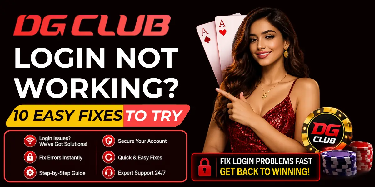 dg club login not working